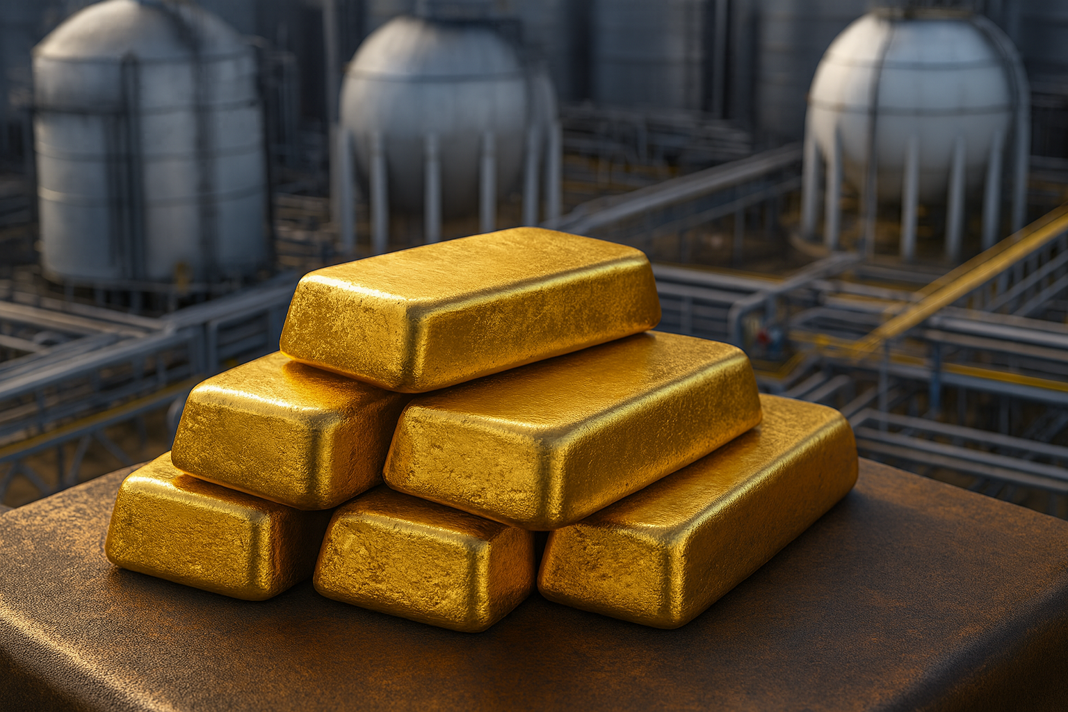 Gold bullion bars